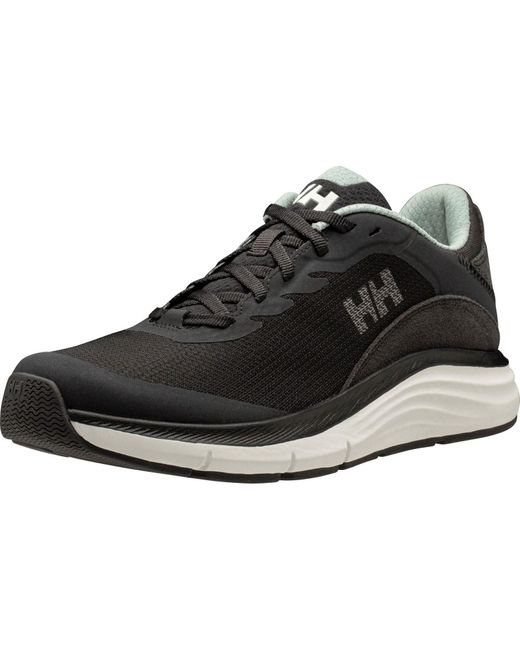 Helly Hansen Sport Marine Cotton Damestrainers Zwart/groene Mist in het Black