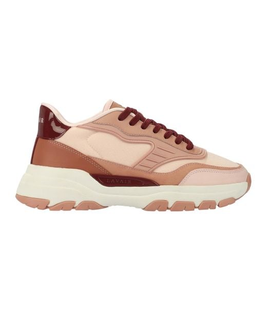 Lavair Pink Pacific 2.0 Leather Chunky Flat Trainers for men