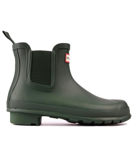 Hunter Green Original Chelsea Boots