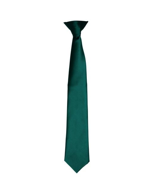 PREMIER Green Adult Satin Tie (Bottle)