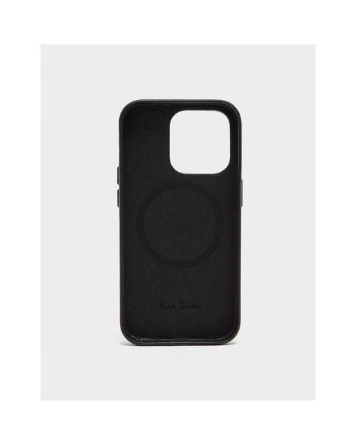 Paul Smith Black Accessories Iphone 14 Pro Phone Case