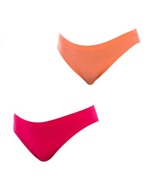 Dim Pink Pack-2 Panties Body Mouv Elastic Fabric D06W6
