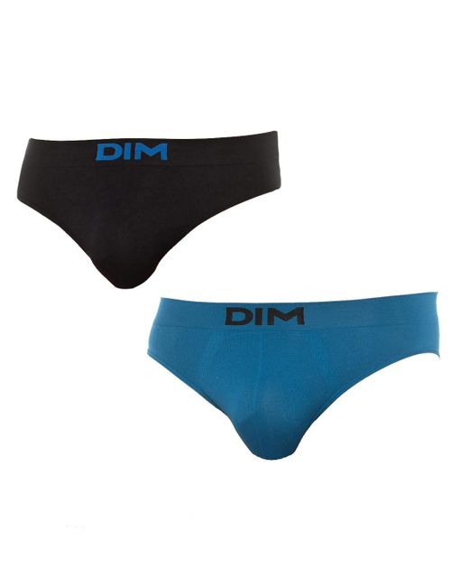 Dim Blue Pack-2 Slips Unno Basic Seamless D05Hg for men