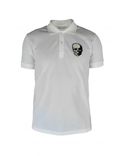 McQueen Poloshirt in het Gray voor heren