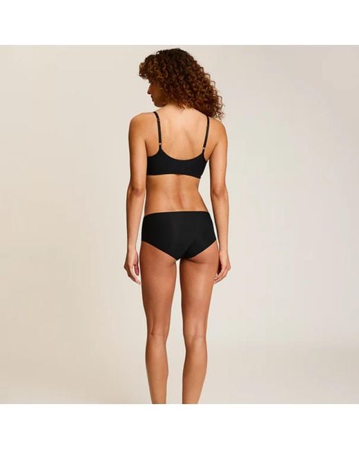 Commando Black Invisible Rib Bikini Hree Pack