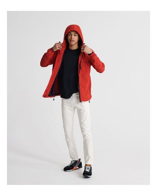Superdry Red Edit Traveller Cagoule Solar for men