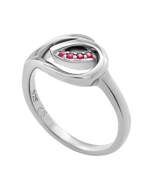 Orphelia Metallic 'Dazzle' 925 Sterling Ring