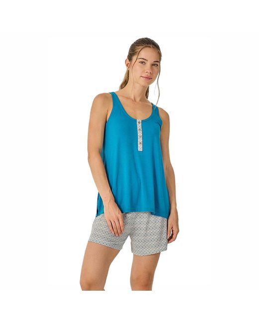J&j Brothers Blue Summer Short Sleeveless Pyjamas Jjb26