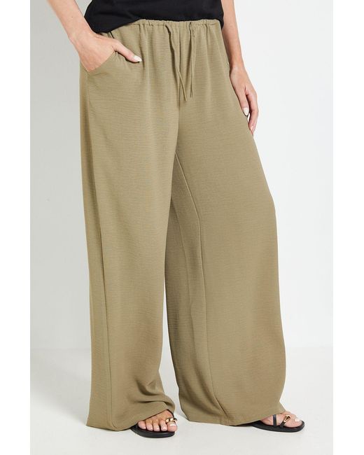 Wallis Green Drawstring Woven Trouser