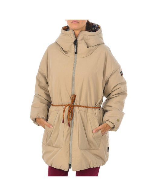 Napapijri Natural Padded Jacket With Hood Np0A4Fnm