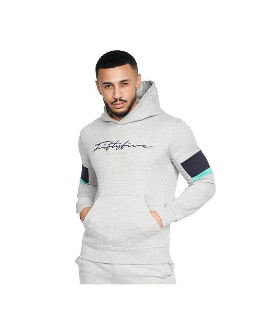 Crosshatch White Blastout Hoodie Marl) for men