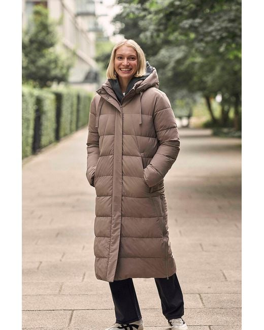 Mountain Warehouse Gray 'Comfort Cloud' Coat Water Resistant Padded Jacket