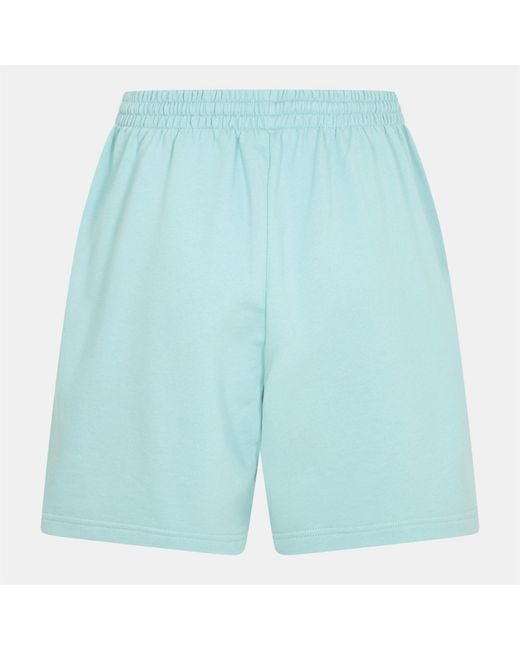 Balenciaga Blue Stretch Fleece Jogger Shorts