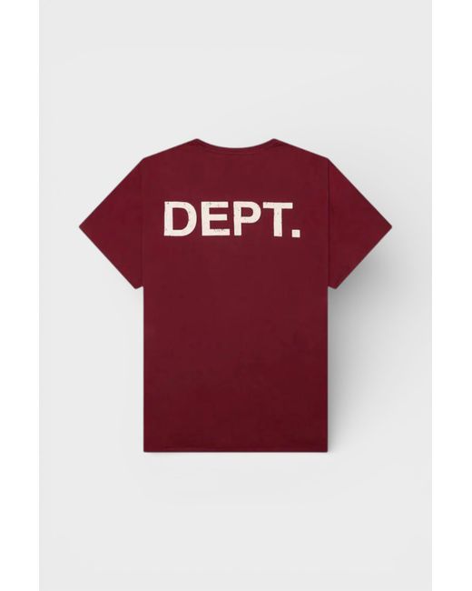 GALLERY DEPT. Red Athletic Gym Tee for men