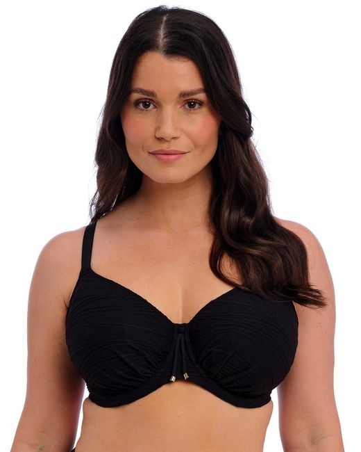 Fantasie Black Beach Waves Full Cup Bikini Top