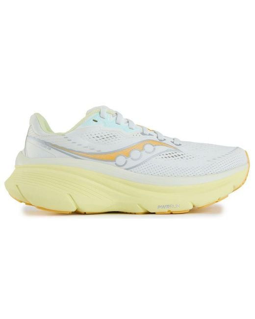 Saucony White Guide 19 Sneaker