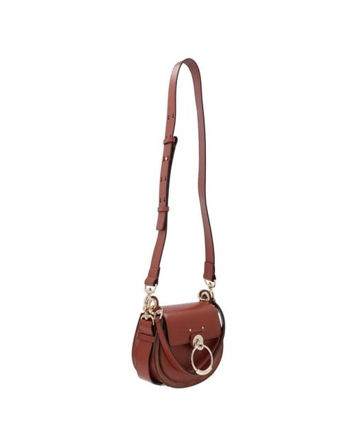 Chloé Red Chloé Small Tess Bag Calfskin