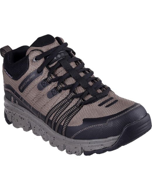 Skechers Summits At Canobie Synthetic Wandelschoenen Tan in het Black voor heren