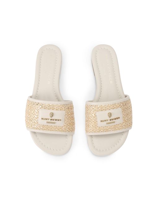 Kurt Geiger Natural Chiswick Flat Sandal Sandals