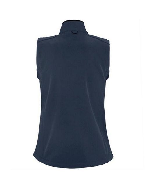 Sol's Blue Ladies Rallye Soft Shell Bodywarmer Jacket (French)