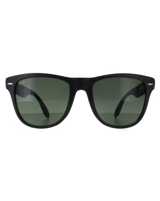 Ray-Ban Green Sunglasses Folding Wayfarer 4105 Matt 601S 54Mm for men