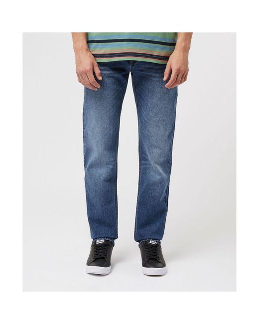 Farah Blue Elm Stretch Denim Jeans for men