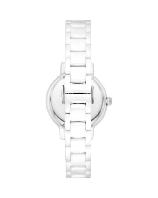 Emporio Armani Metallic Cleo Watch Ar70013 Ceramic