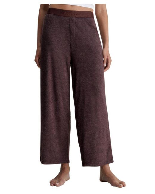 Calvin Klein Purple 000Qs7024E Cosy Lounge Pyjama Pants