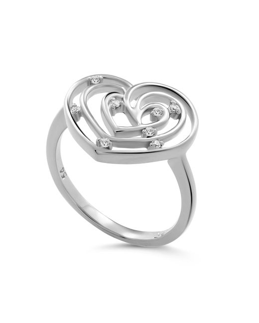 Orphelia Metallic 'Euphoria' 925 Sterling Ring