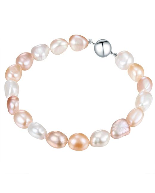 Valero Pearls Metallic Fresh Water Cultured Pearl(S) Bracelet
