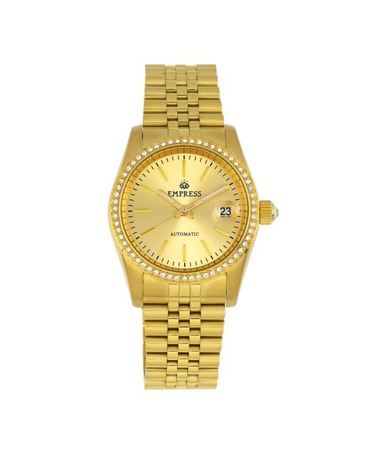 Empress Metallic Constance Automatic Bracelet Watch W/Date