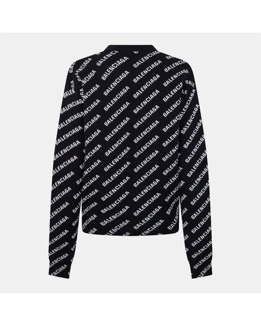 Balenciaga Black Logo Sweater