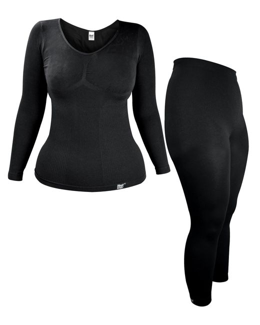 Heat Holders Black Ladies Thermal Underwear Set