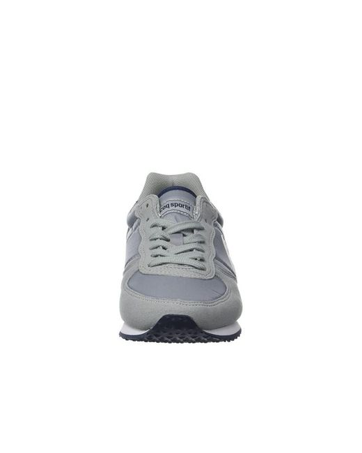 Le Coq Sportif Gray Onyx Nylon Trainers for men