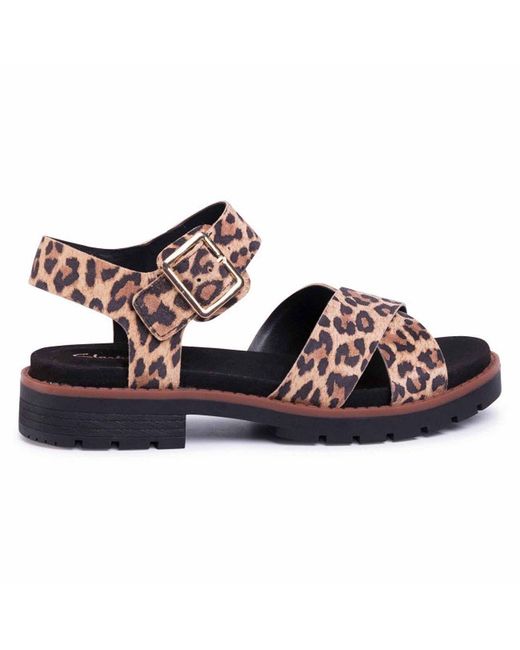 Clarks Brown Orinoco Strap Sandals Leather