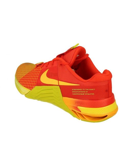 Nike Orange Metcon 8 Amp Trainers for men