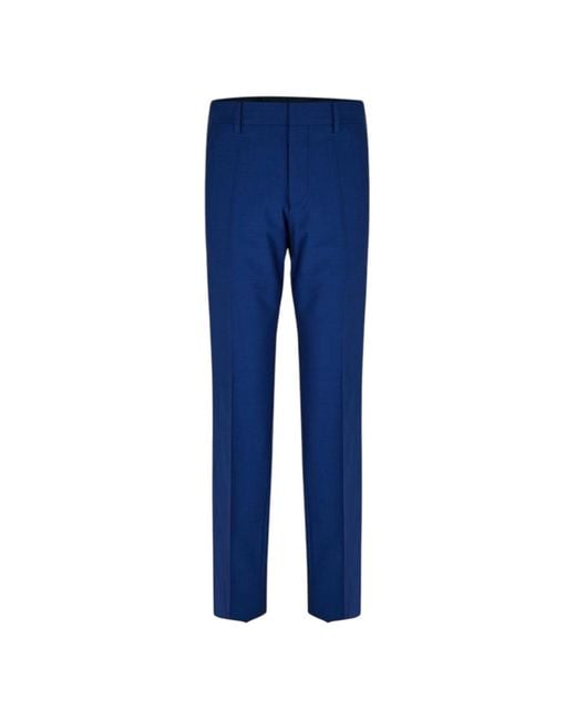 Boss Blue Straight Chinos for men