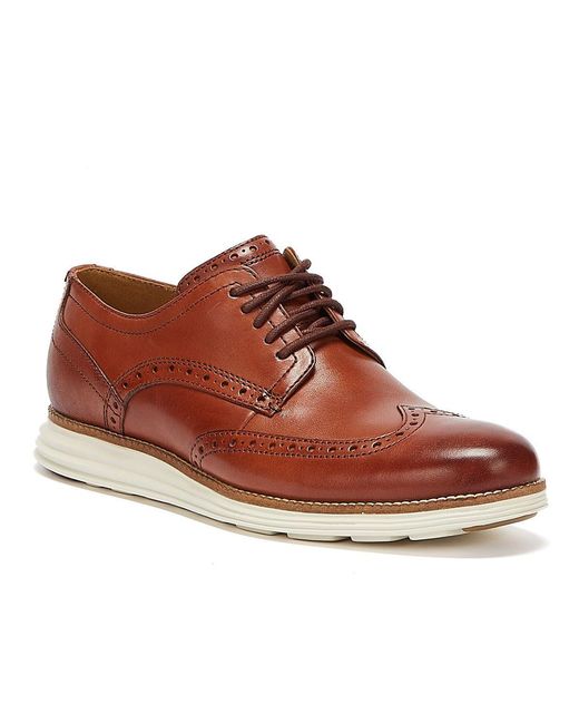 Cole Haan Brown Øriginalgrand Shortwing Oxford Brogues Leather for men