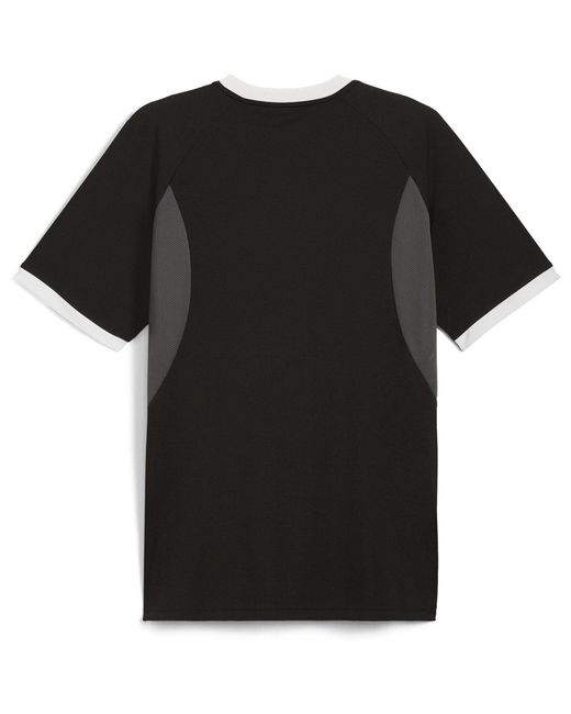 PUMA Black Individualliga Jersey T-Shirt for men