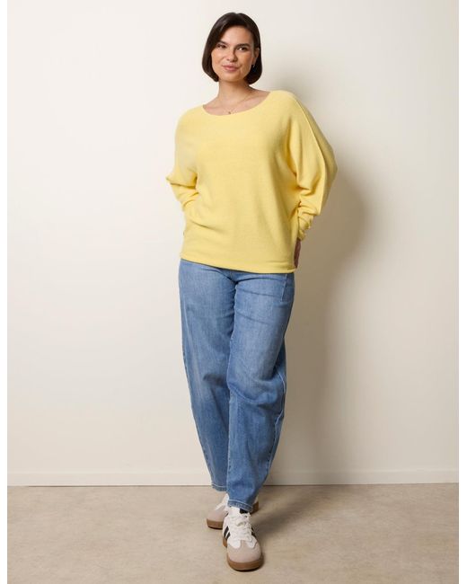 Blue Vanilla Yellow Round Neck Jumper