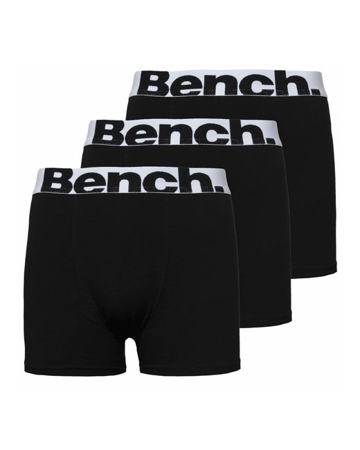 Bench Black 3 Pack Cotton Boxers Underwear for men