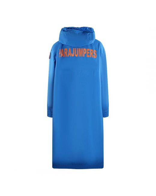 Parajumpers Blue Cara Crayon Long Jacket