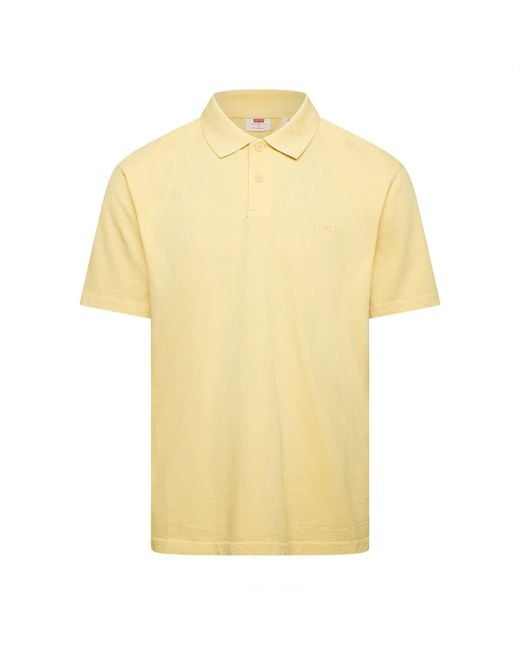 Levi's Yellow Levi's Authentic Polo for men
