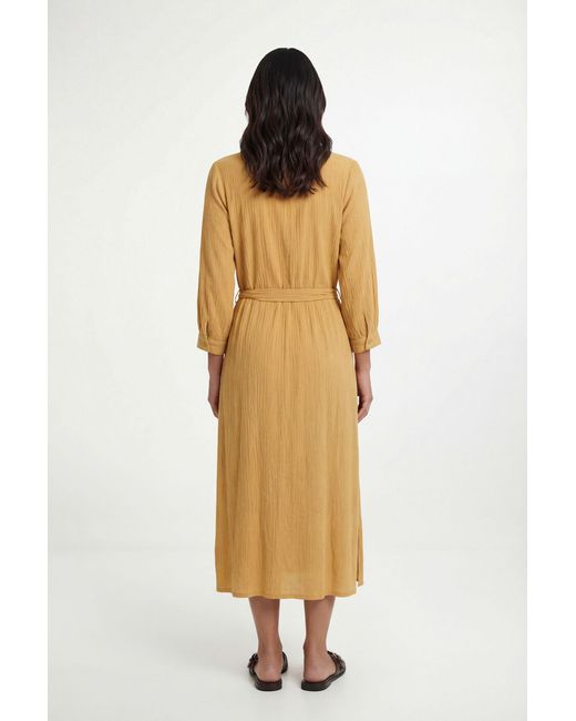 Wallis Metallic Summer Cheesecloth Midi Dress