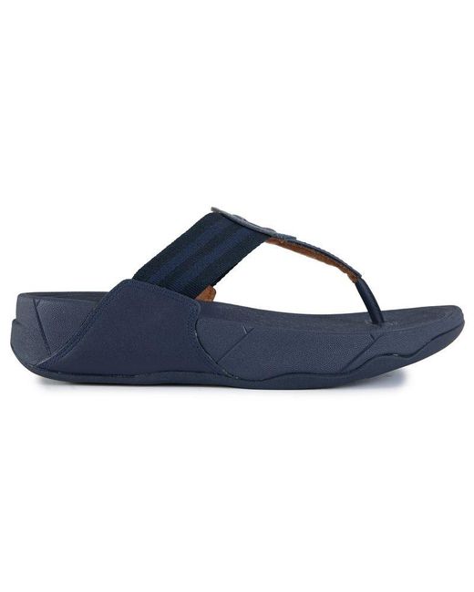 Fitflop Blue Walkstar Wedge Sandals