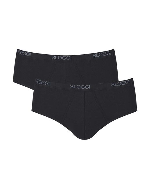 Sloggi Black Basic Midi Brief for men
