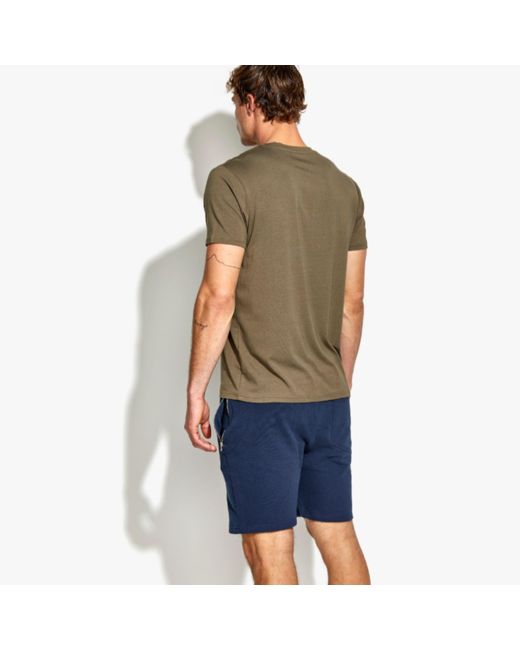 Panos Emporio Green Bamboo Cotton Blend T-Shirt for men