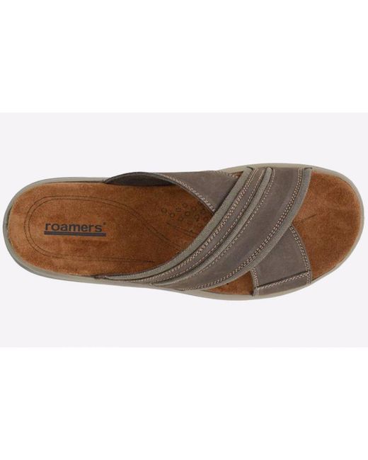 Roamer Brown Continental Mule Sandal for men