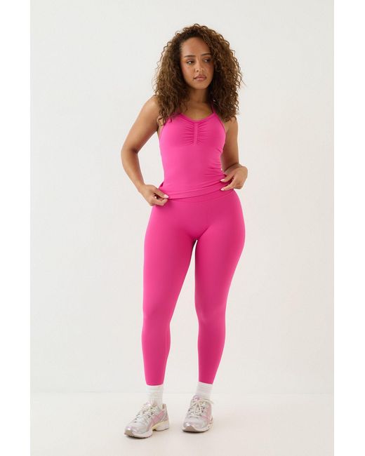 DSGN Studio Pink Sport Ultra Contour Seamless Scrunch Bum Legging