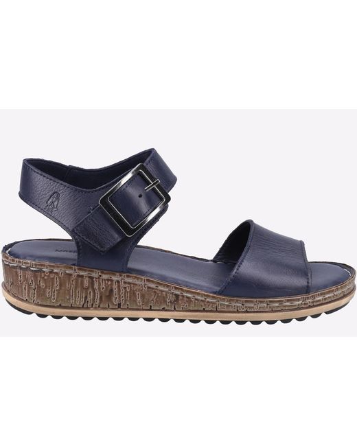Hush Puppies Blue Ellie Leather